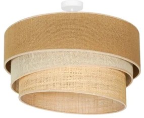 Lustră aplicată Duolla YUTE TRIO 3xE27/15W/230V d. 60 cm maro/gri/bej