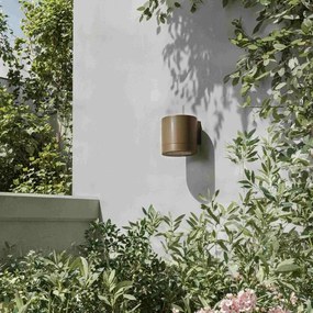 Philips - Aplică de perete pentru exterior FYLX 1xGU10/5W/230V, maro, IP44