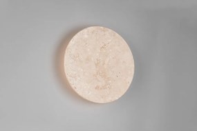 Aplică de perete alb mat LED cu intensitate reglabilă din piatră Bobbin – Trio Select