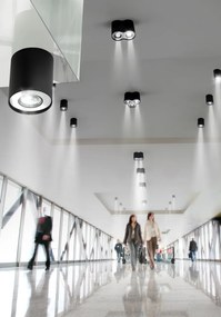 Spot aplicat tavan/plafon stil modern Neos 1 Black/ALU