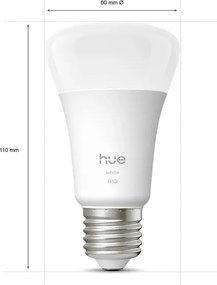 Set de 4 becuri LED reglabili Philips Hue WHITE E27/7W/230V 2700K