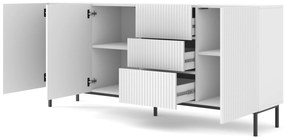 Comodă 3D3S 200 Rowanna (alb + Negru). 1125008