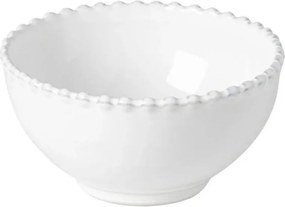 Bol din gresie ceramică Costa Nova Pearl, ⌀ 13 cm, alb