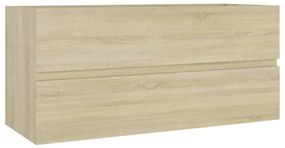 Dulap de chiuveta, stejar sonoma, 100x38,5x45 cm, PAL Stejar sonoma, Dulap pentru chiuveta, 1