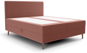 Pat de o persoană 120 cm Napoli Bonell (teracotă) (cu somieră, cu sp. depozitare). 1082436