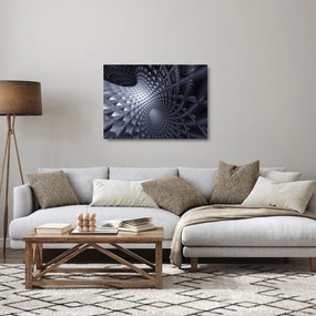 Tablou pe sticlă - Abstract 3D (70x50 cm)