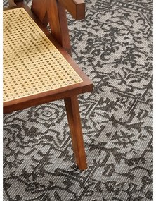 Covor pentru exterior și interior alb-negru 200x290 cm Duet Kona – NORTHRUGS