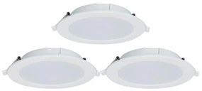 SET 3x corp de iluminat LED dimabil încastrat Aigostar MESH 9W/230V 2700K-6500K d. 14,5 cm