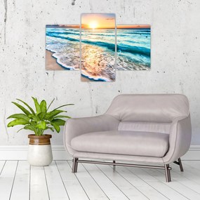 Tablou - Plaja de la mare (90x60 cm)