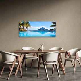 Tablou - Palmieri și plaje (120x50 cm)