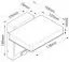 Aplica de perete exterior LED, Protectie IP54, Cooper alb MA-8474