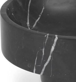 Bol/ Obiect decorativ din marmura Santiago negru 114860 HZ