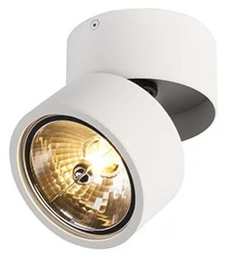 Spotlight modern alb rotund reglabil - Go Nine