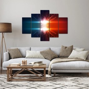 Tablou abstract cu glonț activ (150x105 cm)