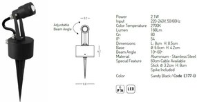 Proiector LED cu tarus iluminat exterior decorativ IP54 Erik