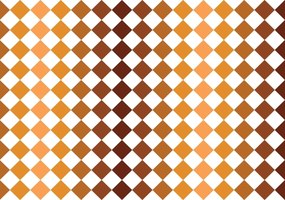 Fototapet - Mozaic - gresie maro (254x184 cm)