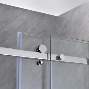 Cabină de duș asimetrică Bold-in 80x100 cm