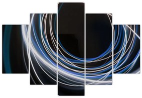 Tabloul cu linii albastre (150x105 cm)