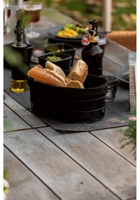 Suport cu inserție textilă pentru produse de patiserie Wenko Black Outdoor Kitchen Bela, negru
