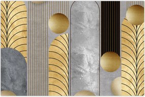 Tablou - Decorațiuni de aur (90x60 cm)