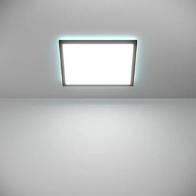 Plafonieră LED RGBW dimabilă de exterior Eglo 901467 ROVITO-Z 17,6W/230V 39x39cm IP44 negru
