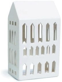 Sfeșnic din ceramică Kähler Design Urbania Lighthouse Church, alb