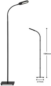 Lampadar LED flexibil dimabil Briloner 1297-015 LED/6,6W/230V