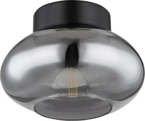 Globo 15572D - Plafonieră SHAUN 1xE27ILLU/40W/230V neagră