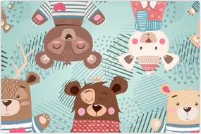 Tablou - Ursuleții veseli (90x60 cm)