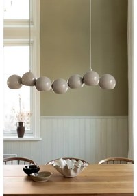 Markslöjd 108914 - Candelabru cu cablu CUPOLO 7xE14/40W/230V, gri