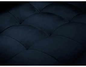 Canapea din catifea Milo Casa Santo, 219 cm, albastru