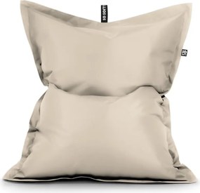Fotoliu bean bag bej cu tapițerie din imitație de piele Pad L – So Soft?