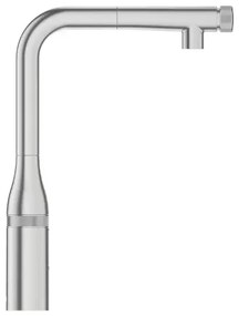 Baterie bucatarie cu dus extractibil Grohe Essence SmartControl crom periat Supersteel
