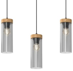 Lustră pe cablu ELICA 3xE27/60W/230V