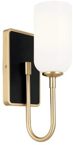 Kichler KL-SOLIA-1W-CPZB - Lampă de baie LED SOLIA, 1xG9/3W/230V, IP44, auriu