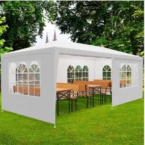 Deuba Sala petreceri Rimini 3x6 m - pereti laterali + ferestre arcuite - alb