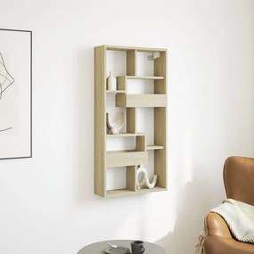 vidaXL Dulap de perete, stejar sonoma, 50x15x100 cm, lemn prelucrat
