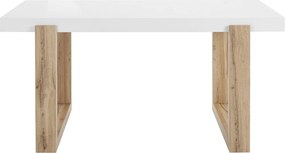 Masă de dining albă 90x160 cm Solid – Støraa