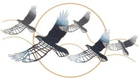 Decorațiune de perete din metal 91x50 cm Birds – Mauro Ferretti