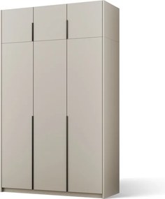Dulap Bregma III Hinged with Top Extension – 148x58x250 cm – Cașmir – Bregma III Hinged Dulap with Top Extension – Varianta 1