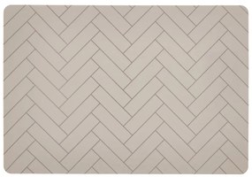 Suport din silicon pentru farfurie Södahl Tiles, 33 x 48 cm, bej
