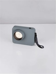 Lampa de masa LED portabila KEDROS gri