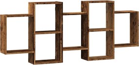 vidaXL Raft de perete, lemn vechi, 159x18x65 cm, lemn prelucrat