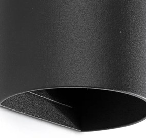 Aplică FARO 40539 SOLE 2xGU10/8W/230V negru rotund