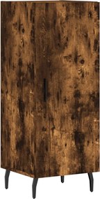 vidaXL Servantă, stejar fumuriu, 34,5x34x90 cm, lemn compozit