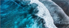 Tablou - Valuri pe mare (120x50 cm)