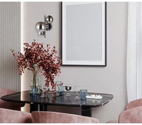 Aplică CANELLO 3xG9/5W/230V negru ITALUX WL-406007-3A-BCR