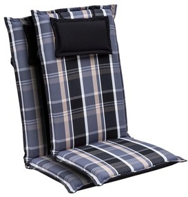 Elbe, pernă, pernă pentru fotoliu, spătar înalt, pernă scaun de grădină, Dralon, 50 × 120 × 8 cm, 2 x pernă