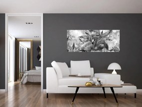 Tablou - Graffiti cu flamingo (120x50 cm)