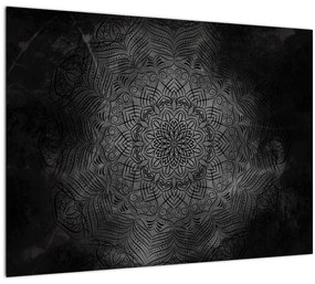 Tablou pe sticlă -Mandala mistică (70x50 cm)